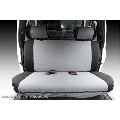 Complete Front & Second Row Set Msa Premium Canvas Seat Covers To Suit Nissan Navara D23 (Np300) Sl / St / Stx Series 3 01/18 To Current