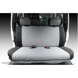 Msa Complete Front & Second Row Set - Msa Premium Canvas Seat Covers To Suit Nissan Navara D23 (Np300) Dx / Rx / St / Stx Series 3 - 03/15 To 12/17