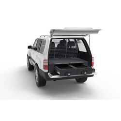 4WD Interiors Half Cargo Barrier suits Toyota Landcruiser 100 Series Gxl Wagon With Rear Air Con 04/1998-07/2002