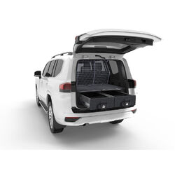 4WD Interiors Half Cargo Barrier suits Toyota Landcruiser 300 Series 7 Seat Wagon 07/2021-Current