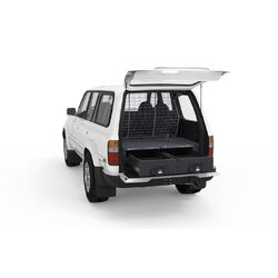 4WD Interiors Half Cargo Barrier Toyota Landcruiser 80 Series Gxl Diesel With Factory Binnacle 01/1995-03/1998