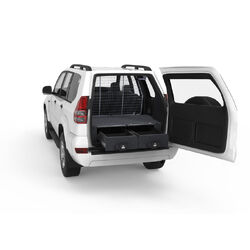 4WD Interiors Half Cargo Barrier suits Toyota Landcruiser Prado 120 Series Wagon Without Rear Air Con 10/2002-09/2009