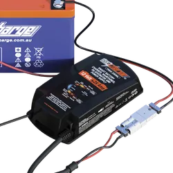 Ozcharge 12V 25A Battery Charger, Maintainer & Power Supply Pro + Lithium