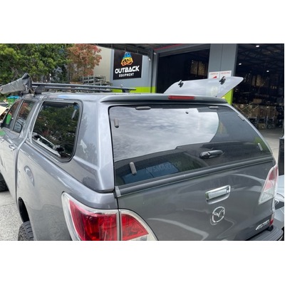 Tuff Terrain Fibreglass Canopy To Suit Mitsubishi Triton MN Dual Cab With Long Bed 2009-2015
