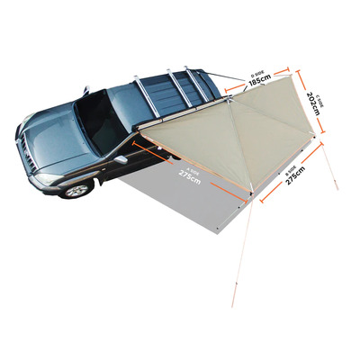 Oztent Foxwing 180° Awning Right-Hand Side