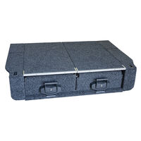 Drawers System To Suit Mitsubishi Pajero Platinum (Excludes Sport Model)  10 - On (With Sub Woofer) Fixed