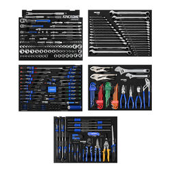 Kincrome CONTOUR Chest Tool Kit 286 Piece 5 Drawer (29") Black