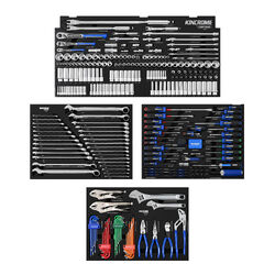 Kincrome CONTOUR Workshop Tool Kit 332 Piece 17 Drawer (42") Black