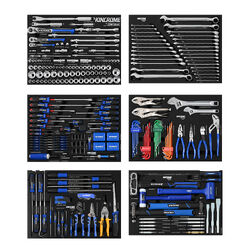 Kincrome CONTOUR Trolley Tool Kit 454 Piece 12 Drawer (60") Black