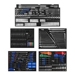 Kincrome CONTOUR Workshop Tool Kit 595 Piece 17 Drawer (42") Black