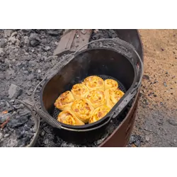 Campfire 10 Quart Oval Cast Iron Camp Oven