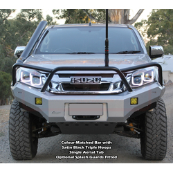 PSR Ambush Bar Isuzu D-MAX 1 (Strut Front) 2012-2017 Ambush Triple Hoop Bullbar