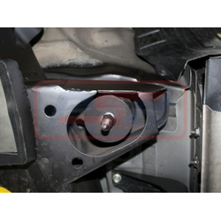 Performance Suspension Racing Body Mount Mod Weld In Insert to suit Toyota Hilux N70 05-15