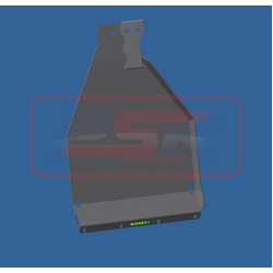 Performance Suspension Racing Nissan Navara D40 / NP300 Rear Bash Guard (Couples to Mid Guards back to fuel tank guard)