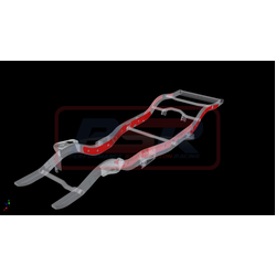 Performance Suspension Racing Nissan Patrol GQ-GU Chassis Bracing Wagon STD Arm Internal-External (Engine mount to tow bar)