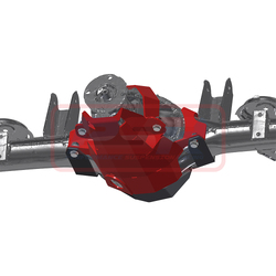 Performance Suspension Racing Nissan Patrol GQ-GU Rear Pinion Guard (Bolt on) (H233)