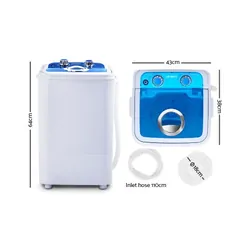 Devanti Mini Portable Washing Machine Top Load 4.6kg
