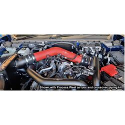 Process West Next Gen Ranger Raptor Intercooler Piping Kit - Black (Compatible With any aftermarket factory replacement intercooler)