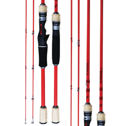 13 Fishing Code Red 6'6'' Heavy 5-10Kg Travel Baitcast Rod