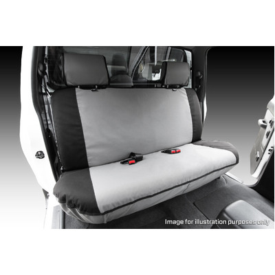 Msa Complete Front & Second Row Set (Mto) - Msa Premium Canvas Seat Covers To Suit Holden Rodeo Ra6 - 02/03 To 12/06