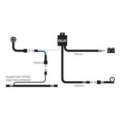 Roadvision Heavy Duty Bar Light Wiring Kit