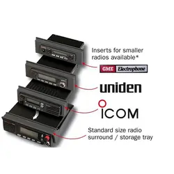 Roof Console Insert 2 - Uniden (126 X 37)