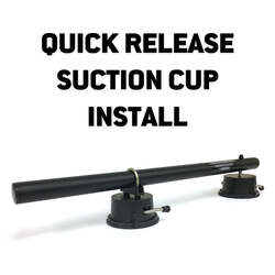 Lightforce T-Bar Grip 225Mm With Suction Bar Roof Mount