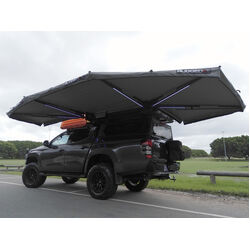 Rugged 4x4 2m 270 Semi-auto Opening Awning (Fabric UVE95+%) - Passenger Side