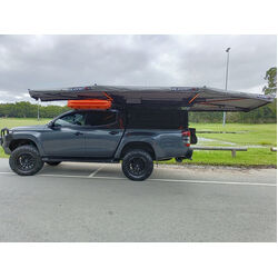 Rugged 4x4 2m 270 Semi-auto Opening Awning (Fabric UVE95+%) - Passenger Side Moon Zip