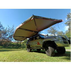 Rugged 4x4 Platinum 2.3m 180 Semi-auto Opening Awning (Fabric UVE95+%)