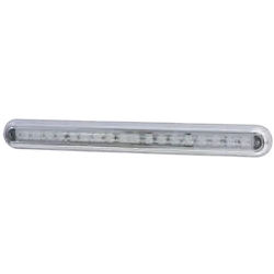 Supex Single, Stop/Tail/Indicator, Chrome Base