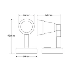 Interior Light RL60BLKB-USB