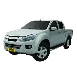 Tuff Terrain Canvas Black Seat Covers to Suit Isuzu D-Max Dual Cab TFR LS-Terrain 02/18-2020 FRONT