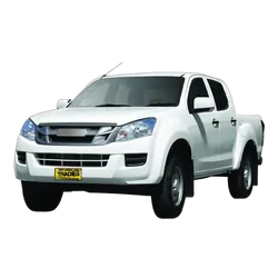 Tuff Terrain Canvas Grey Seat Covers to Suit Isuzu D-Max Dual Cab 4X4 SX 14-On FRONT