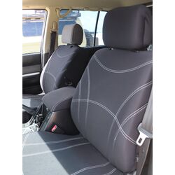 Neoprene Seat Covers For Ford Ranger PX Xl Single Cab Bucket Seats 2011-On FRONT