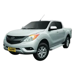 Tuff Terrain Canvas Grey Seat Covers to Suit Mazda BT50 (UP UR) XT Dual Cab 11-On FRONT