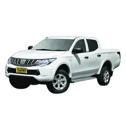 Tuff Terrain Canvas Grey Seat Covers to Suit Mitsubishi Triton (MQ MR) GLX GLX+ GLX Adas GLS Blackline Dual Cab 04/15-On FRONT