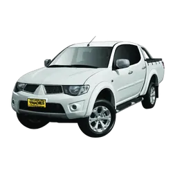Tuff Terrain Canvas Grey Seat Covers to Suit Mitsubishi Triton (MN) GLX GLX-R GL-R Dual Cab 12/12-15 FRONT/REAR