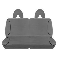 Tuff Terrain Canvas Grey Seat Covers to Suit Nissan Patrol Y61/GU ST-S ST-L Ti Wagon 7 Seater 10/04-17 MIDDLE/REAR