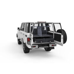4WD Interiors Rear Rack & Divider suits Toyota Landcruiser 70 Series 76 Wagon 08/2009-Current