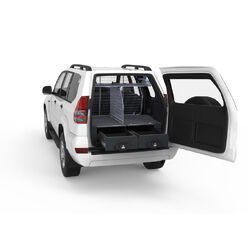 4WD Interiors Rear Rack & Divider suits Toyota Landcruiser Prado 120 Series Wagon Without Rear Air Con 10/2002-09/2009