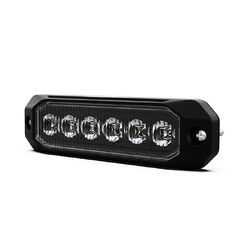 Roadvision LED Strobe Module White 10-30V 18W 10 Flash Pattern 6 LED Synchronizable SAE C1