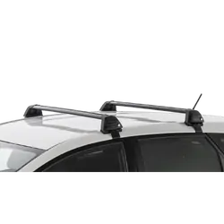 Rhino Rack Vortex Roc25 Flush Black 2 Bar Roof Rack For Kia Cerato Td 4Dr Sedan 01/09 To 03/13