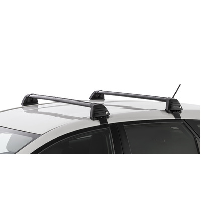 Rhino Rack Vortex Roc25 Flush Black 2 Bar Roof Rack For Ford Escape Ba - Zd 5Dr Suv With Factory Tracks 02/01 To 01/12