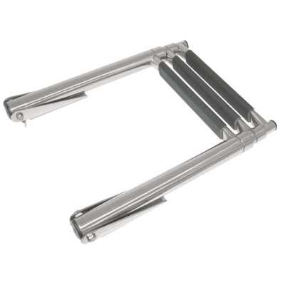 Telescopic Stainless Steel Ladder Top Mount 3 Step