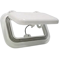 Ventilator/Scupper - White Aluminium Small