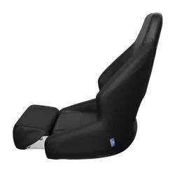 Mariner Deluxe Flip - Up Helm Seat Black/Black