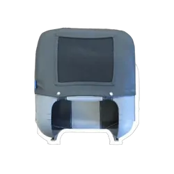 Captain Folding Padded Seat Charcoal/Carbon