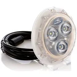 Bluefin Piranha P3 Alloy Base Led Underwater Light - Emerald Green 12V