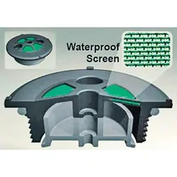 Attwood Vented Deck Fill - Stainless Steel - Angled - 83mm